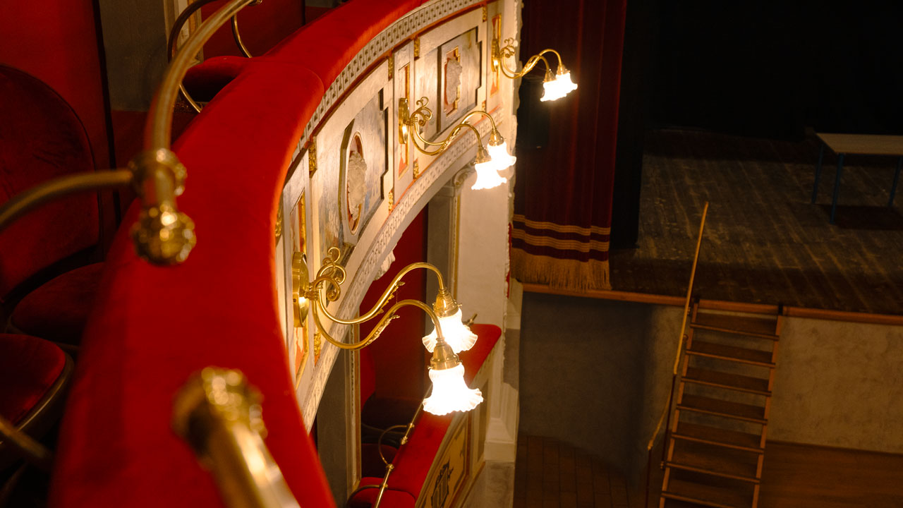 Dettaglio palchetti del Teatro Apollo
